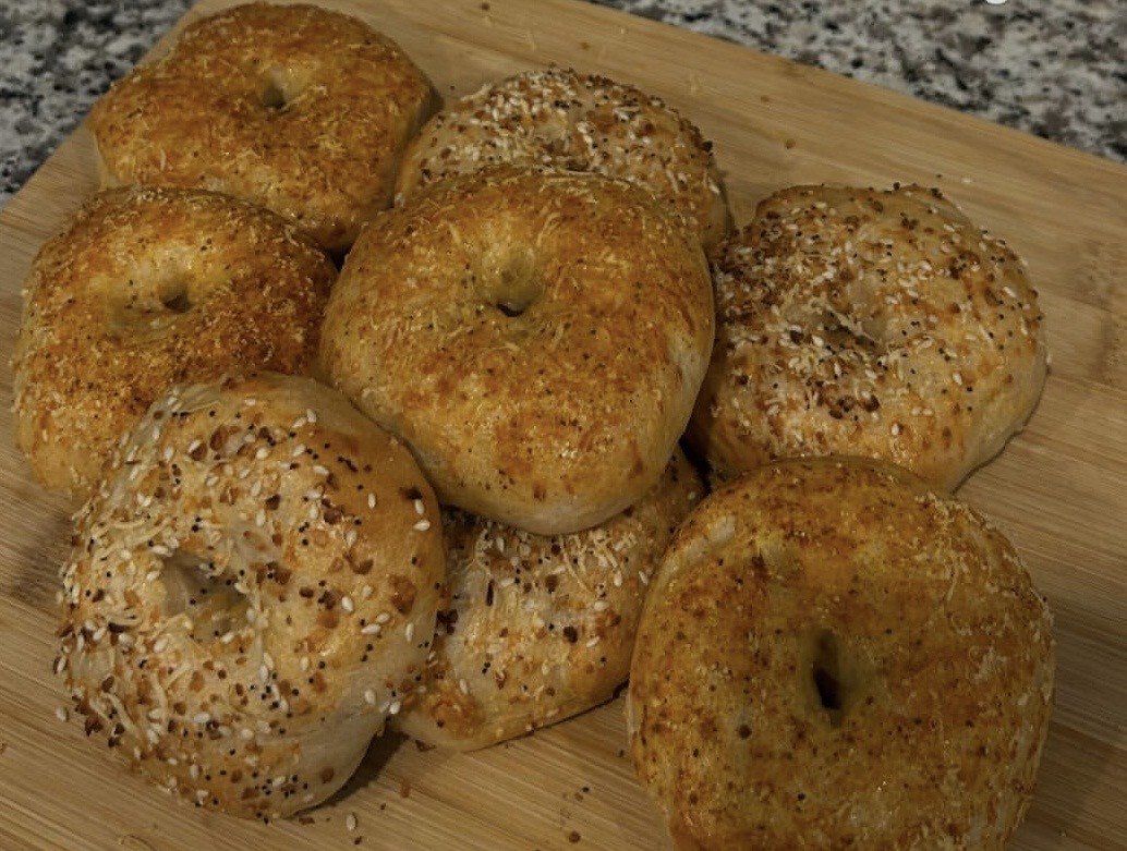 Farmhouse Simple Ingredient Sourdough Bagels